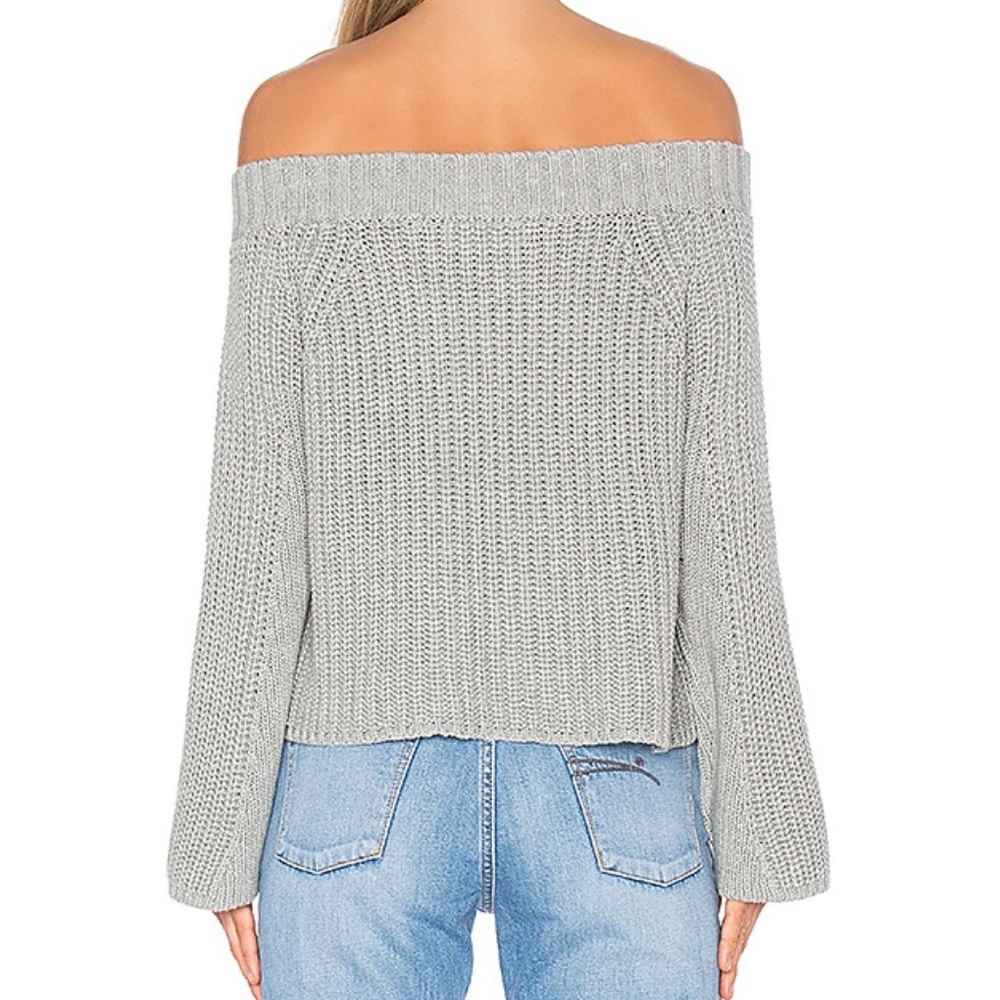 Off the shoulder sweater
